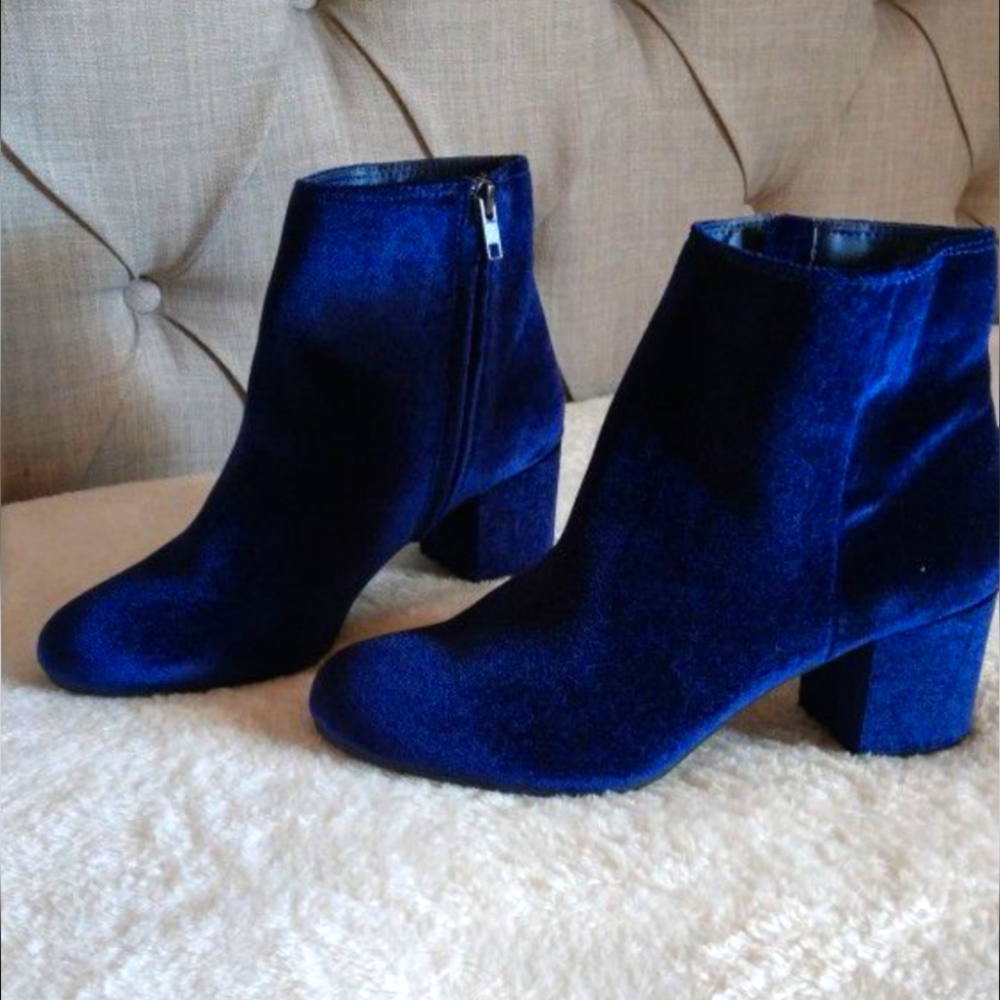 Velvet Booties